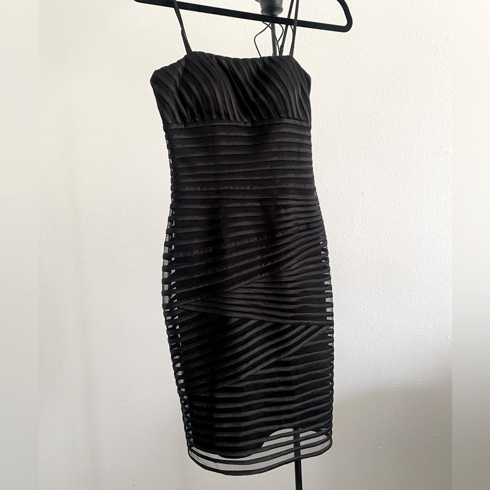 Black cocktail dress